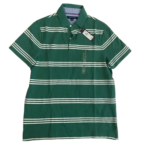 Tommy  Hilfiger men’s summer polo shirt size XS color green casual - Picture 1 of 4